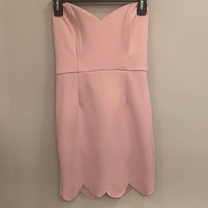 Tobi strapless mini dress